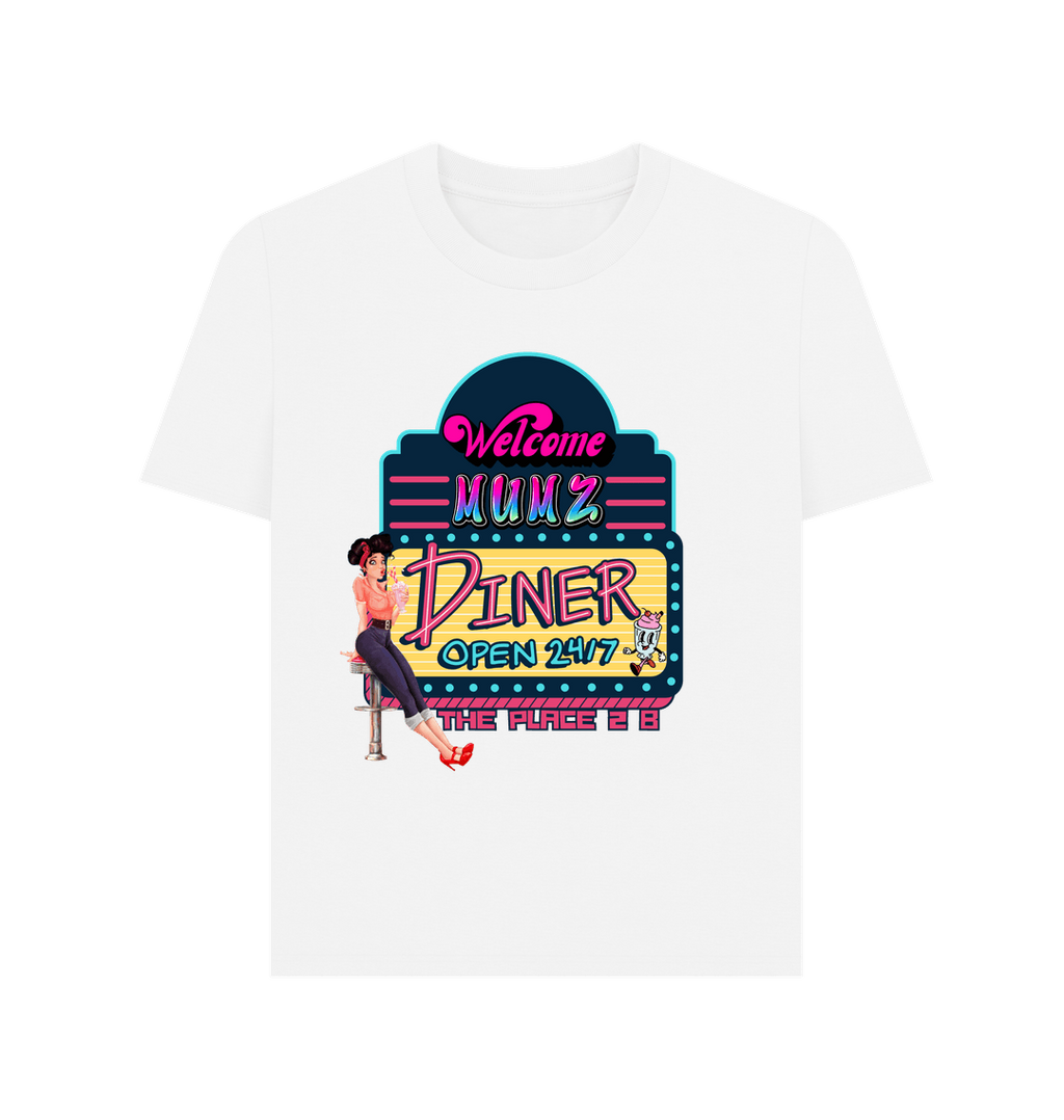 White Printed T-shirt Front