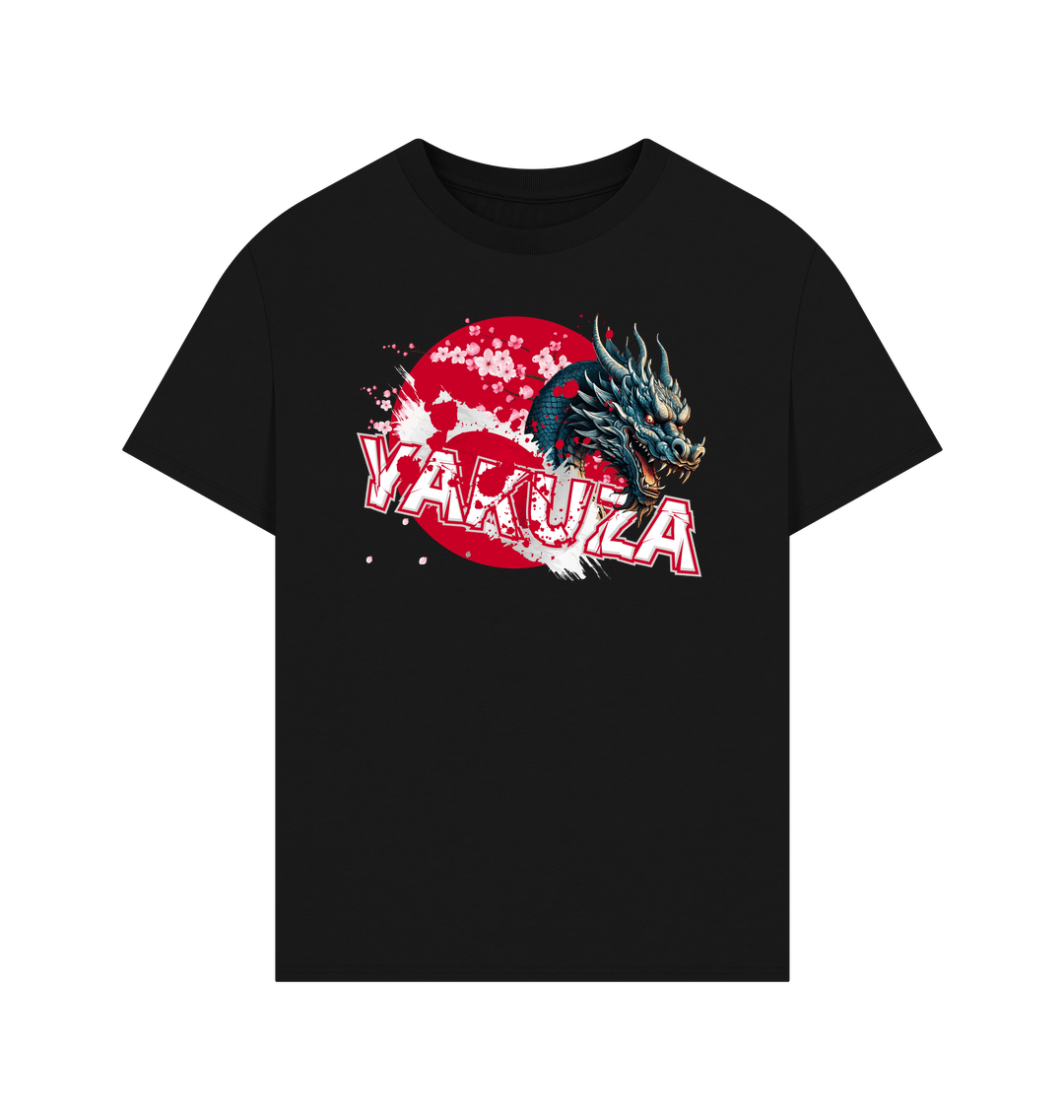Black Printed T-shirt Front